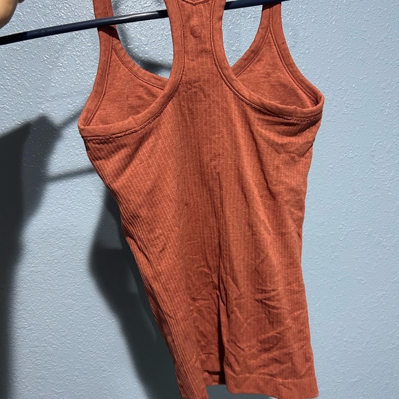 lululemon athletica Burnt Orange Tank Top - Picture 2 of 3